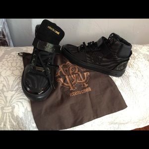 Roberto cavalli high top shoes